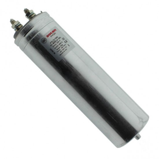 CAP.POL.400uF 330V 85X280mm METAL DUCATI - 4.16.74.70.53 CAP.POL.400uF 330V 85X280mm METAL DUCATI - 4.16.74.70.53