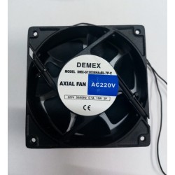 FAN 120x120x38mm 220-240VAC  - KABLOLU - DEMEX G12038HA2BL-7P